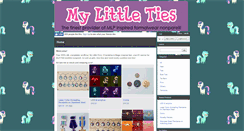 Desktop Screenshot of mylittleties.com